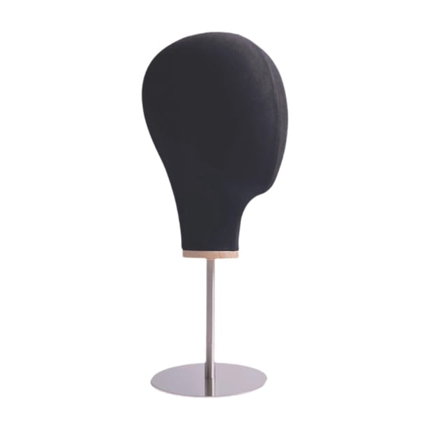 Base de acero inoxidable de la circunferencia principal los 54cm del soporte de exhibición de los postizos del sombrero 17inch Negro