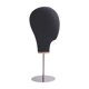 thumbnail image 1 of Base de acero inoxidable de la circunferencia principal los 54cm del soporte de exhibición de los postizos del sombrero 17inch Negro, 1 of 8
