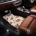 thumbnail image 4 of Salouo Forest Squirrel Nuts for 4-Piece Floor Mats, Custom Fit Car Mats All-Weather Car Foot Mats Automotive Floor Mats for Cars, Trucks, SUVs, Vehicle Floor Liner, 4 of 6