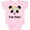 AD-Pink, variant on Inktastic First Birthday Panda 1 Year Old Girl Girls Baby Bodysuit