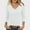 White#01, variant on Yteetum 3/4 Length Sleeve Summer Tops for Women Fashion Long Sleeve V Neck T Shirts Top Ladies Casual Solid Color Lightweight Comfortable Three Quarter Sleeved V Neck Vacation T Shirt Blouses Outfits