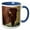 Blue/White, variant on 3drose, Bison Bull in Theodore Roosevelt N.p., North Dakota, Usa., 11oz Two-tone Yellow Mug