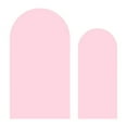 thumbnail image 2 of Sharprepublic 2 Pieces Arch Backdrop Covers Decorative Arch Stand Cover for Birthday Decor Pink, 2 of 8