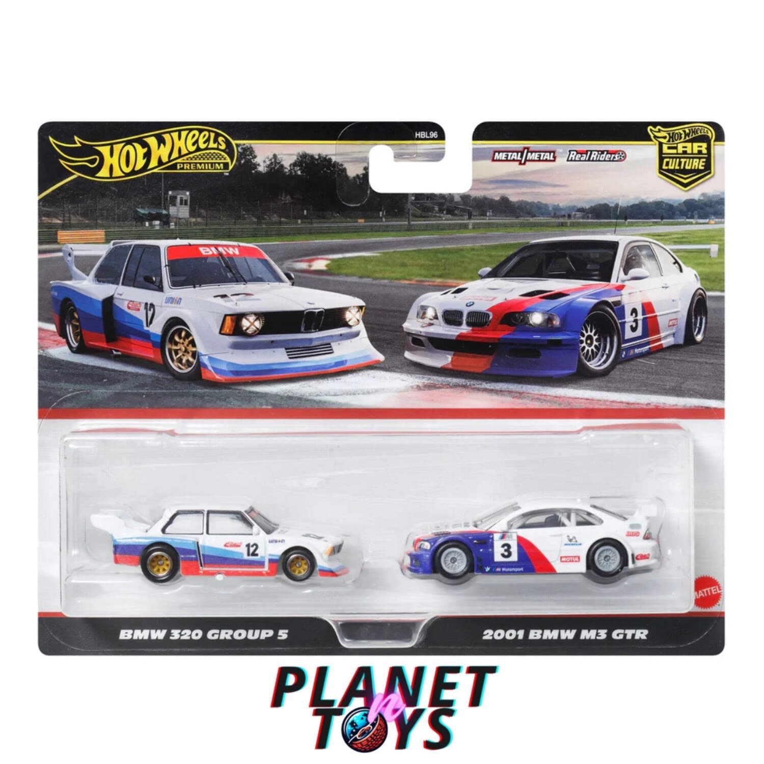 Hot Wheels Premium Car Culture 2-Pack SET - '73 BMW 3.0 CSL Race