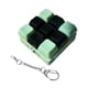 thumbnail image 4 of Llavero con teclado Fidget, juguete compacto, suministros creativos y ligeros de 9 teclas Negro verde, 4 of 9