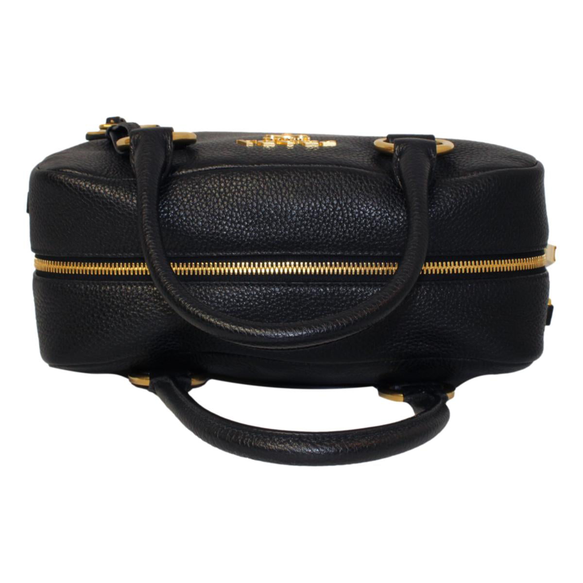 Prada Vintage Black Vitello Phenix Vitello Phenix Two-Way Leather Handbag, Best Price and Reviews