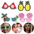 thumbnail image 4 of 4 Uds. De gafas de sol de fiesta Luau, gafas de sol Luau, decoraciones para fiestas en la playa, decoraciones para fiestas hawaianas, 4 of 5