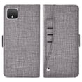 thumbnail image 3 of Compatible avec Google Pixel 4 TG Étui Portefeuille en Cuir à Rabat Porte-Cartes Support Accessoires pour Cellulaire Porte-Monnaie Fente pour Pièce d'Identité de Crédit Étuis de Téléphone pour Pixel1 Femmes Hommes Gris, 3 of 4
