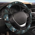 thumbnail image 4 of Kdxio Forest River Bald Eagle Print Elastic Stretch Steering Wheel Cover,Auto Steering Wheel Cover,15 Inch Anti-Slip,Warm in Winter and Cool in Summer,Fit Suvs,Vans Cars,Trucks, 4 of 5