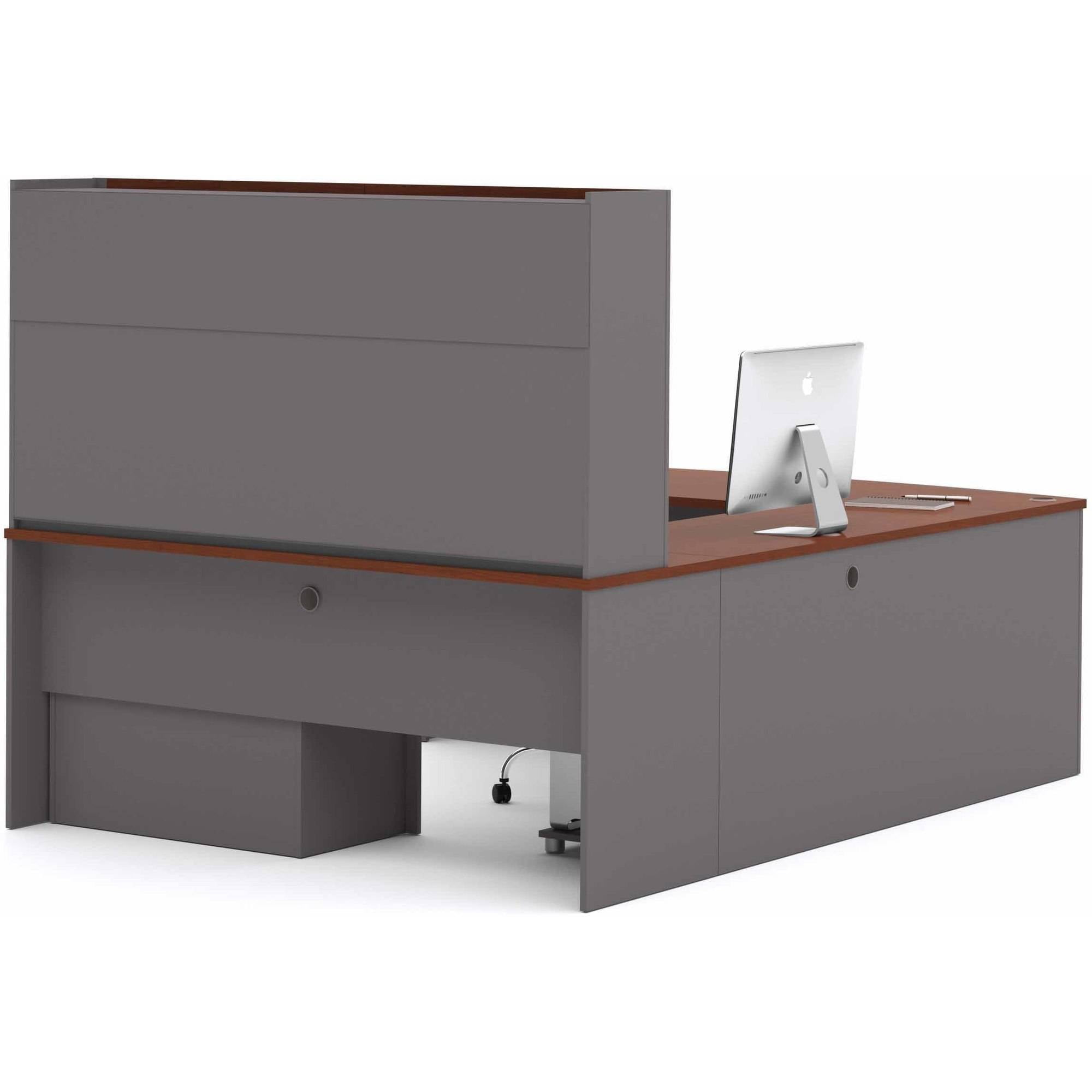Bestar Connexion U Shaped Workstation Multiple Colors Com