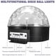 thumbnail image 3 of Familia de luz de escenario LED Luz de atmósfera KTV RGB bola mágica colorida control de sonido luz de bola mágica de cristal bluetooth seis colores (Bluetooth + tarjeta) bola mágica grande (con disco U) ER, 3 of 5