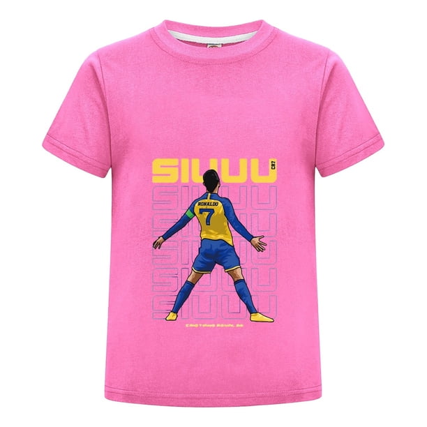 Playera Deportiva CR7 Niño | Diseño Futbolístico con Estilo Ronaldo