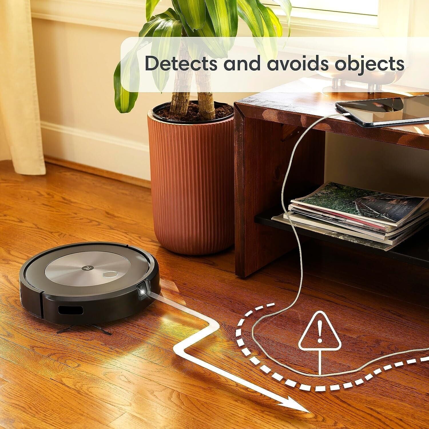 Restored iRobot Roomba Combo j5+ Self-Emptying Robot Vacuum & Mop 