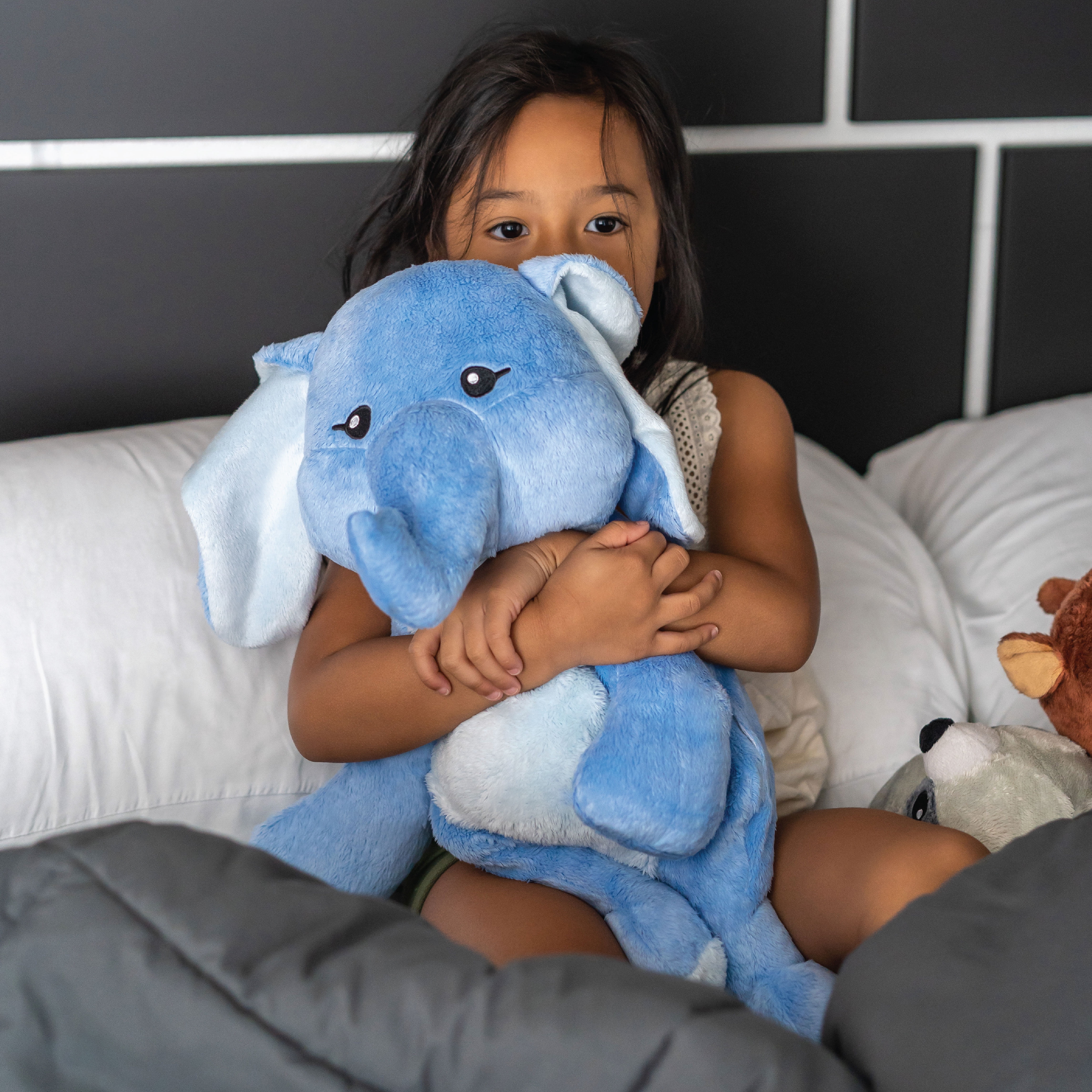 Hugimals 3 Pack Sam the Sloth, Emory the Elephant, Charlie the Puppy 4.5lb Weighted Self Care Stuffed Animal Stress Anxiety Relief Plush for Adults, Kids