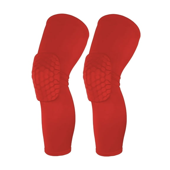 BESTSKY 2Pcs Knee Pads for Men,Anti-Slip Silicone Strips Knee Brace for Men,Honeycomb Anti-Collision Structure Compression Knee Sleeve,XS