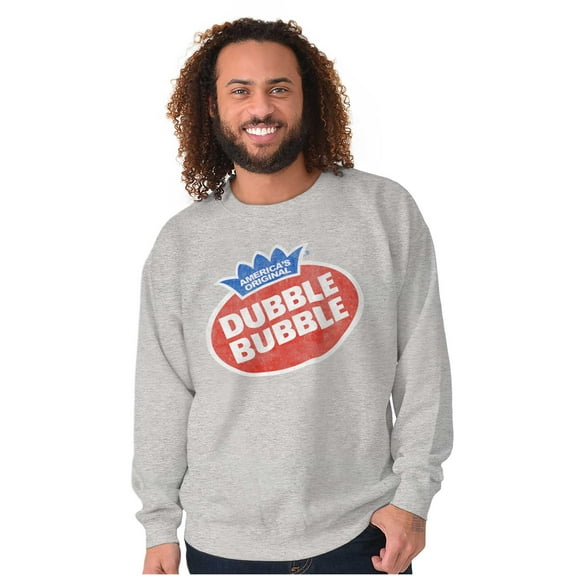 Vintage Dubble Bubble Gum Double Logo Sweatshirt for Men or Women Brisco Brands S