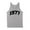 Grey, variant on 1977 College Style Tank Top Unisex Large White