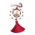 thumbnail image 1 of Colgante de loto Bodhi para coche, decoración para el hogar Rojo, 1 of 6