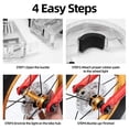 thumbnail image 4 of Fmxomd Bike Wheel Lights, Bicycle Spoke Decorations Light for Night Riding, 1-Pack 7 Colors Fun Bright, Disco LED Safety Strip Light, Bike Accessories, 4 of 9