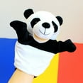 thumbnail image 3 of Kids Toy Educational Toys Stuffed Animals Stuffed Toys Stuffed Toys Panda Bear Shark Hand Finger Puppet Finger Puppet Plushed Doll Animal Puppet PANDA, 3 of 8