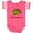 Football Pink and White, variant on Santa-Saurus Christmas Dinosaur Boys or Girls Baby Bodysuit
