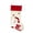 Red-A, variant on SHENGXINY Christmas Stockings 19'' Beige Felt Reindeer Pattern Socks Gift Bags for Fireplace Wall Stair Railing Christmas Tree Hanging Decor