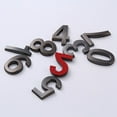 thumbnail image 4 of Polished Chrome Door Numbers 0~9 50mm Self-adhesive Solid House Flat Apartment, 4 of 8