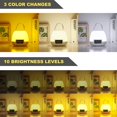 thumbnail image 2 of ATTOE Veilleuse LED Télécommande Rechargeable 3 Couleur Changement Chambre d'Enfant Veilleuse pour les Enfants Adultes, avec Horloge Luminosité Portable Veilleuse Réglable pour la Maison Travle Extérieur, 2 of 5