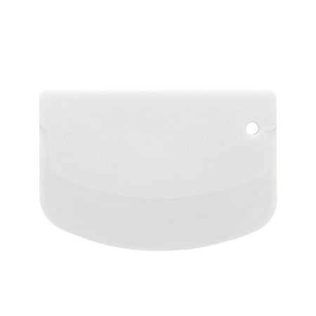 

Plastic Scraper Cake Cream Scraper Flour Dough Cutter Intestinal Powder Scraper Kitchen Tool Semi-circular D-shape