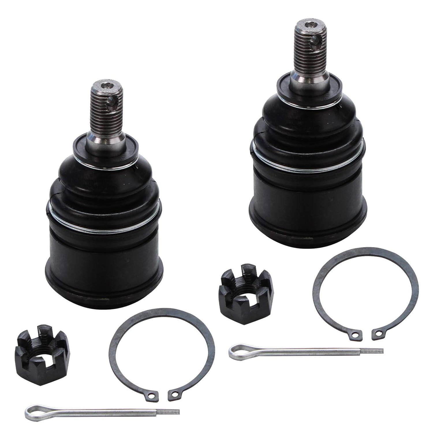 Detroit Axle - Front 12pc Suspension Kit for Honda Civic 1996 1997 1998 1999 2000, 2 Upper Control Arms 2 Lower Ball Joints 4 Outer Inner Tie Rods 2 Sway Bars 2 Boots Bellows Replacement