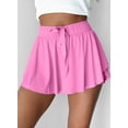 thumbnail image 2 of DOKOTOO Women Skorts Bottoms High Waist Layered Skirts with Built-in Shorts Workout Skirts, 2 of 9