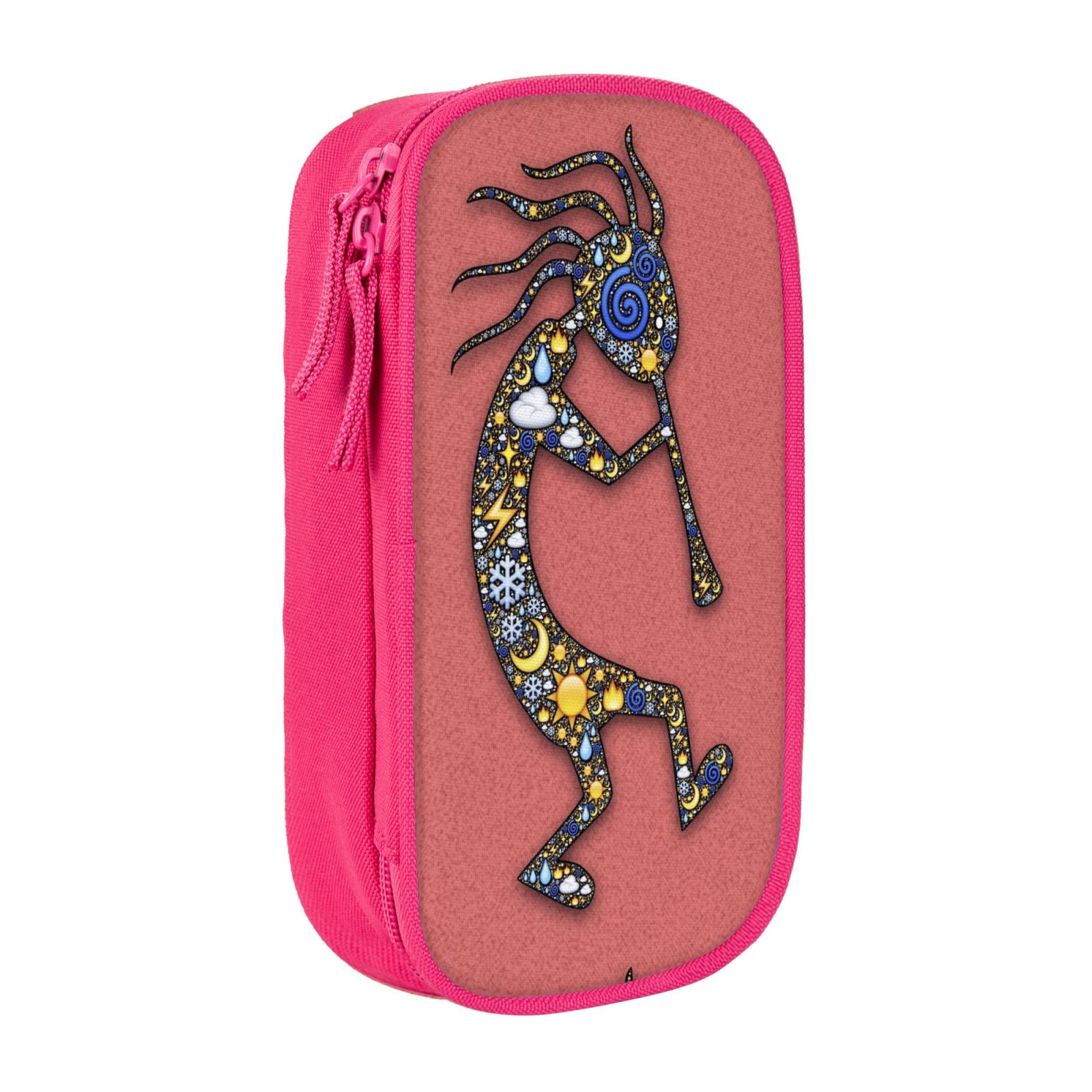 XMXY Kokopelli Trickster American Large Capacity Pencil Case, Portable