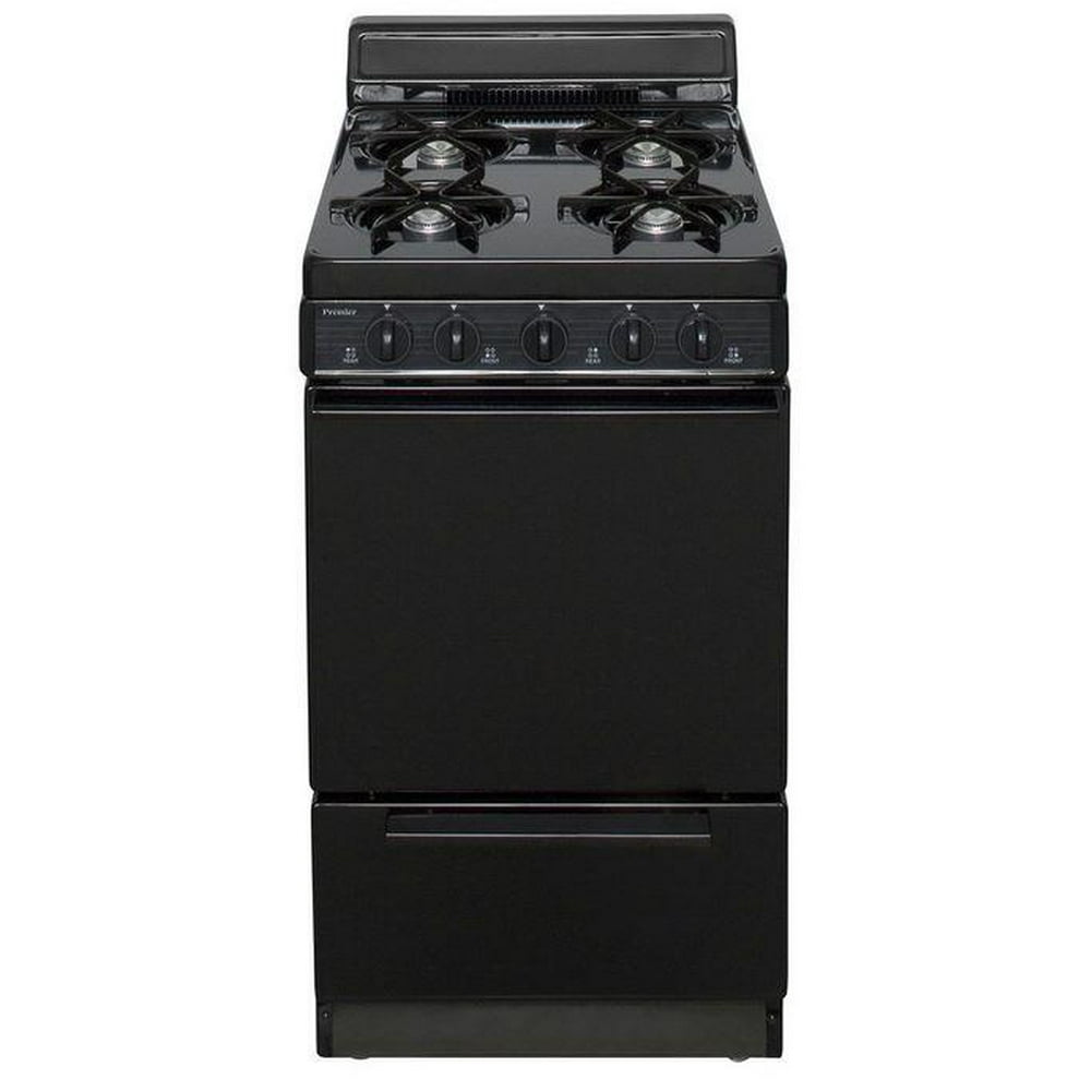 SAK100BP ADA Compliant Black 20 Electronic Spark Gas Range with 2.4 Cu