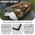 thumbnail image 6 of Whosucclay Highland Cow Family Golf Cart Seat Cover, Non-slip Golf Cart Seat Protector for 2-Seat Golf Carts Anti-Wear Golf Cart Seat Towel Blanket, 52.36"x 32.28", 6 of 7