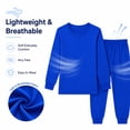 thumbnail image 3 of Rimyaw Toddlers Pajamas Sets Boys Girls 2-Piece Sleepwear Set Cotton Long Sleeve Casual Clothes 5T, 3 of 8