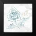 thumbnail image 2 of Wild Apple Portfolio 12x12 Black Modern Framed Museum Art Print Titled - Eastern Boho II Teal, 2 of 5