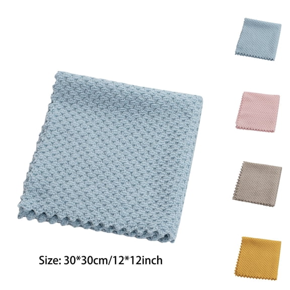 Streak-free cloth Lint-free cloth Restaurant style rag Absorbent Dishcloths Oil Kitchen Towels For Cleaning Of Cookware And Utensils Cloths For Home Use