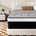 thumbnail image 2 of Abunitt 12 inch Full Mattress Hybrid, Individually Wrapped Coils Medium Firm Mattress in a Box, 2 of 8