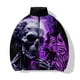 thumbnail image 2 of Ropa para hombre Flame 2024, abrigo de invierno con calaveras para hombre, chaquetas y parkas cómodas y cálidas con estampado digital 3D de esqueleto genial, 2 of 4