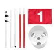 thumbnail image 2 of GARENDE Golf Putting Green Flag and Hole Cup, Golf Flag Hole Cup Set, Practice Putting for Indoor Outdoor Alignment Guide Golfing Short Cup, 2 of 9