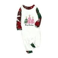 thumbnail image 2 of REORIAFEE Womens Pajama Sets Christmas 1 Piece Baby Loungewear Long Sleeve Jumpsuit Plaid Soft Lightweight Sleepwear Red 3-24 Months, 2 of 6