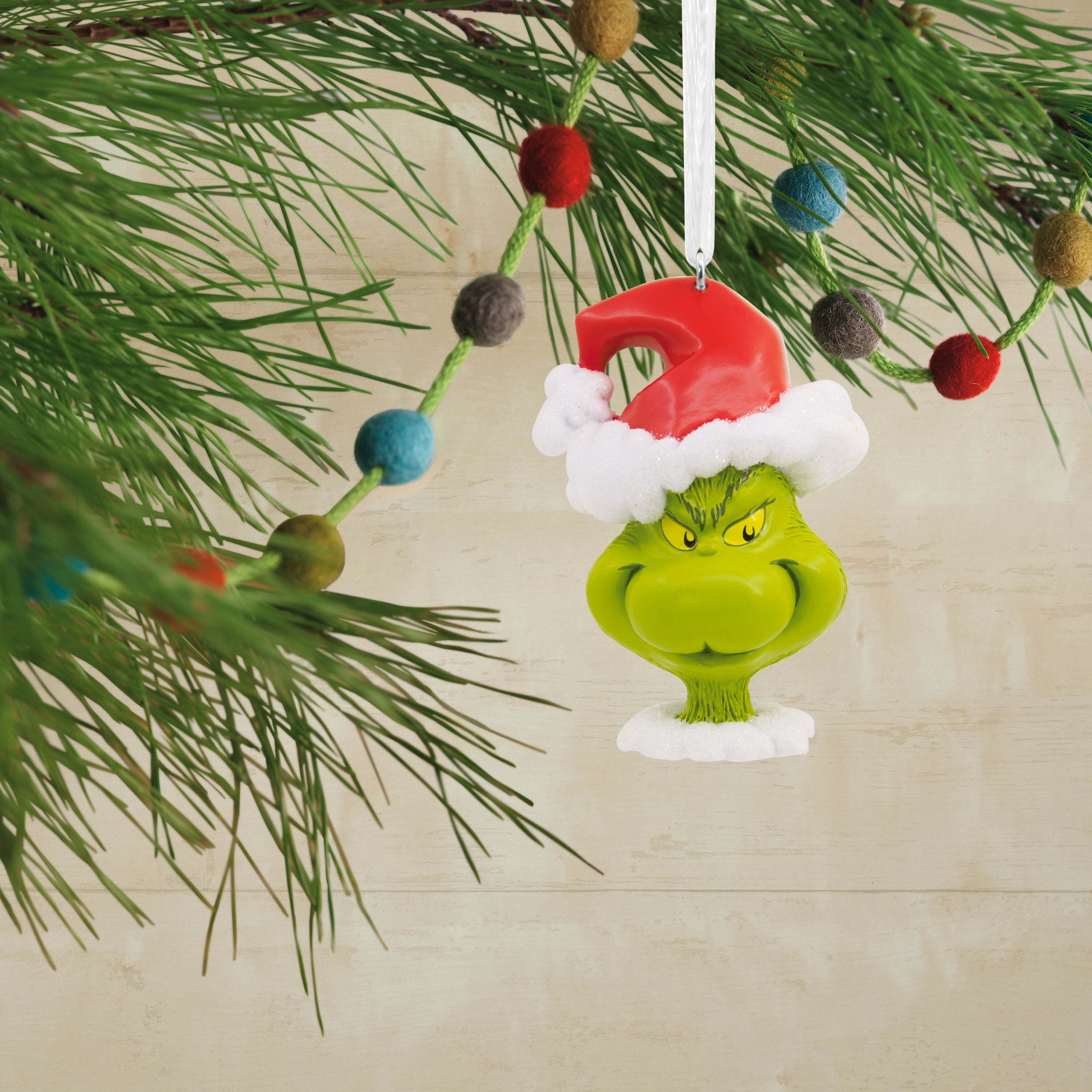 Hallmark Dr. Seuss's How the Grinch Stole Christmas! Grinch in Santa Hat