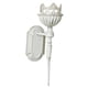 thumbnail image 1 of Candelabros de pared para velas de té, candelabros rústicos para interiores, fiestas, salas de estar, repisas y comedores. Blanco, 1 of 8