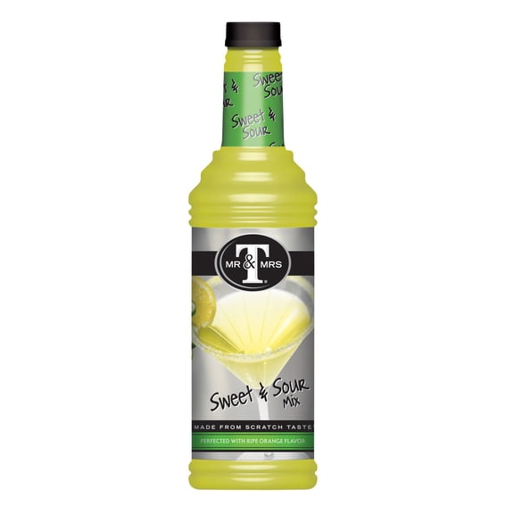 Mr & Mrs T - Tangy Sweet and Sour Cocktail Mixer - 33.8 FO, Case of 6