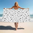 thumbnail image 2 of Black Dots Beach Towel Microfiber Quick Dry Towels For Swimming Pool Travel Spa Sport Gym, 2 of 5