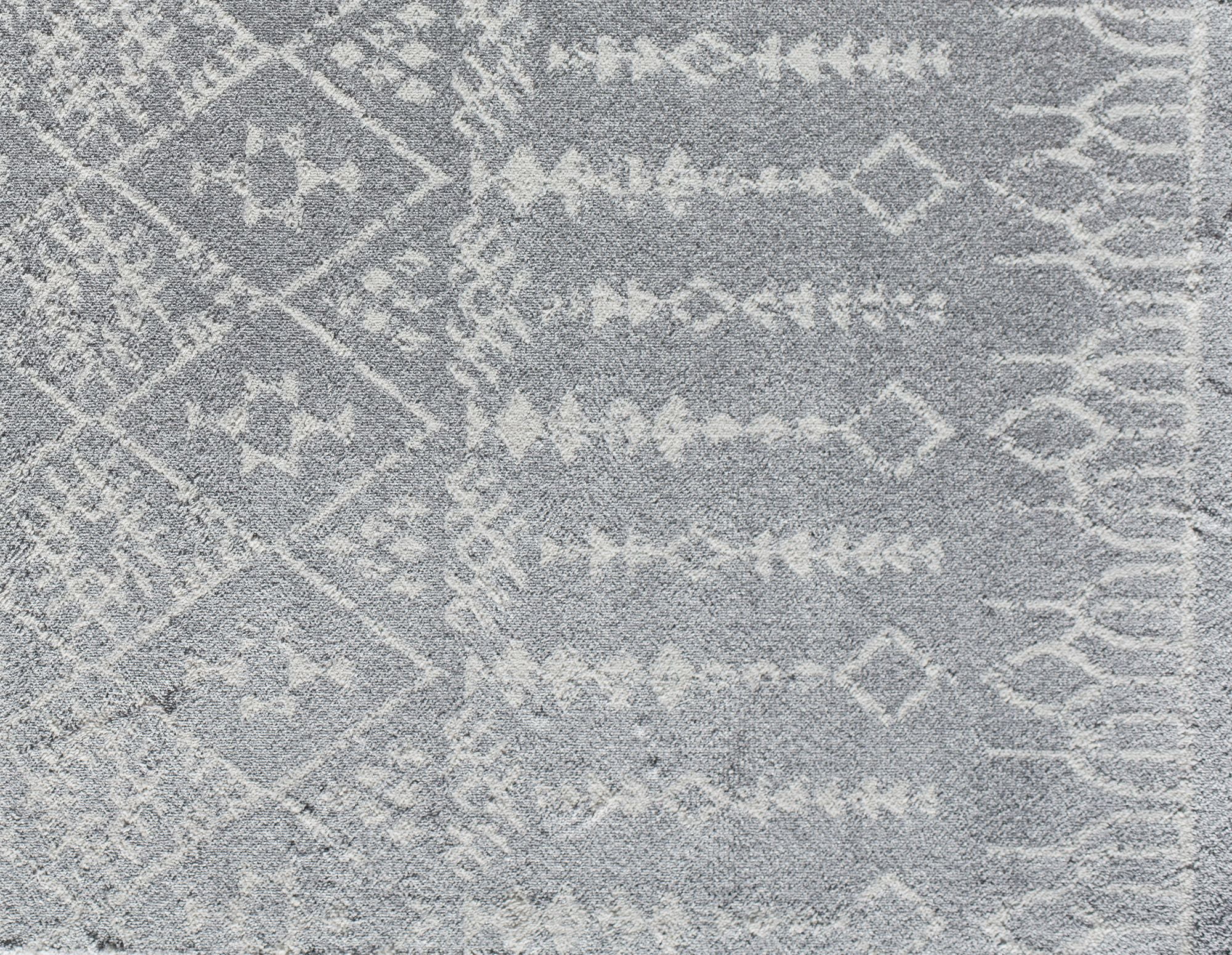 Rugs America Gallagher GL10A Grey Diamond Vintage Transitional Area Rug, 2'6"x4'