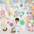 thumbnail image 6 of Pastel Ice Cream Two Sweet 2nd Birthday Party Supplies, Ice Cream Donut Party Hanging Swirls Decorations, Summer Ice Cream Party Hanging Streamers for Ice Cream Baby Second Birthday Donut Theme Party, 6 of 7