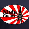 thumbnail image 3 of CafePress - Ninja Gnome Women's V Neck Dark T Shirt - Women's V-Neck Dark T-Shirt, 3 of 4