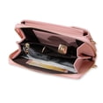 thumbnail image 3 of Cartera de mujer de color liso, pequeña, tipo bandolera, multifuncional, para teléfono móvil, de longitud media, monedero de verano para mujer, 3 of 4