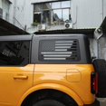 thumbnail image 1 of for Ford Bronco 21+ Carbon Fiber Black Rear C-pillar Side Window Sticker Trim x2, 1 of 4